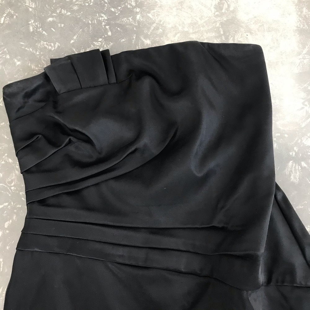 White House Black Market strapless satin dress sz6 - Picture 6 of 6